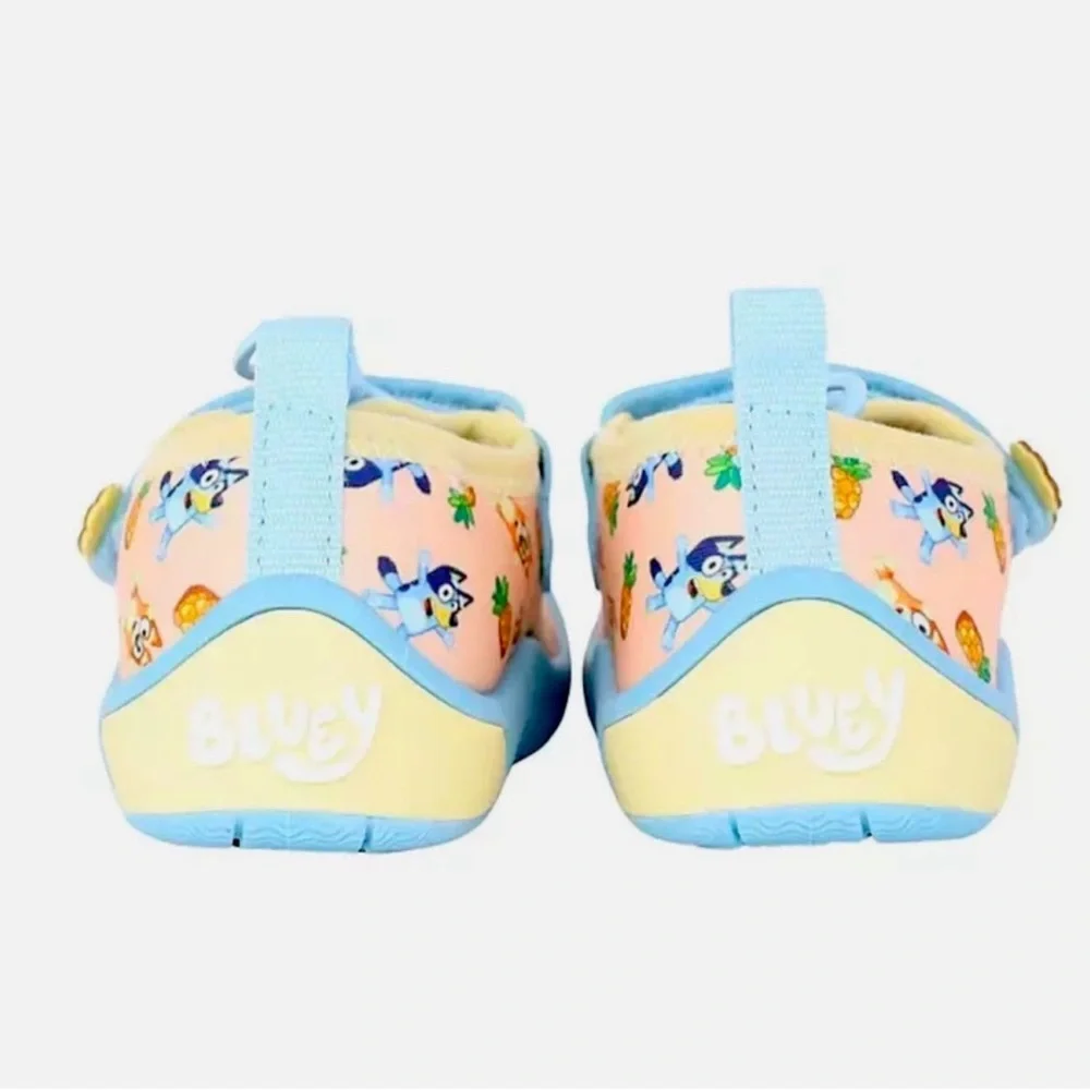 New Bluey Water Shoes, Quick Drying Slip On Water Shoes Bluey Design! Size 13/1
